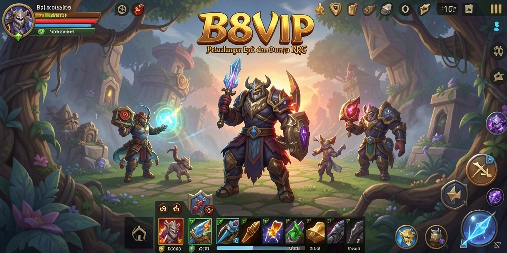Gameplay B8VIP yang menakjubkan dengan aksi RPG yang seru.