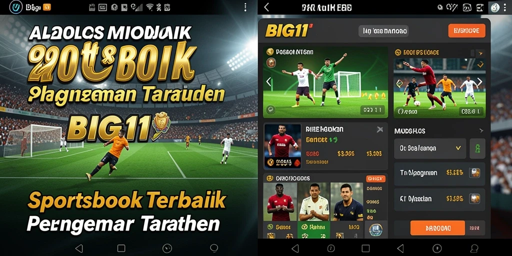 Tampilan utama gameplay Sportsbook di BIG11 yang menarik.