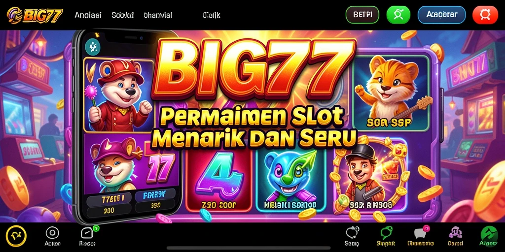 Tampilan gameplay seru dari permainan Slot BIG77.