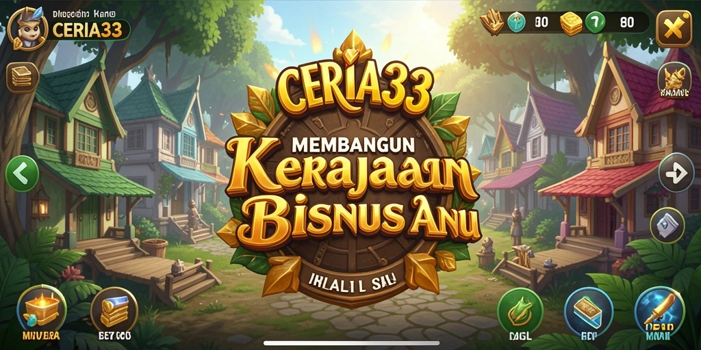 Tampilan gameplay CERIA33 yang penuh warna dan dinamis.