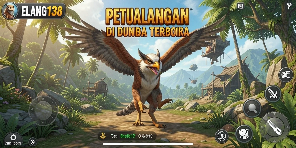 Tampilan gameplay ELANG138 menampilkan dunia terbuka yang indah dan menantang.