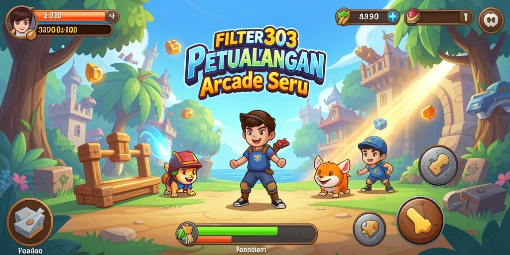 Tampilan menarik dari permainan FILTER303 dengan aksi arcade seru.