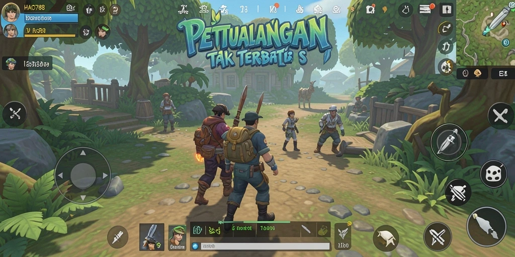Tampilan layar utama HAO788 dengan grafik Open World yang memukau.