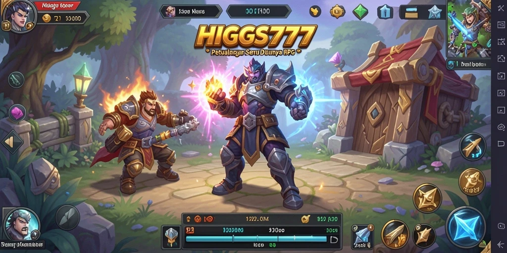 Gameplay RPG seru dengan grafis menawan di HIGGS777.