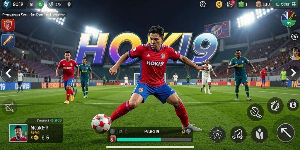 Tangkapan layar HOKI9 menampilkan aksi gameplay seru dalam olahraga.