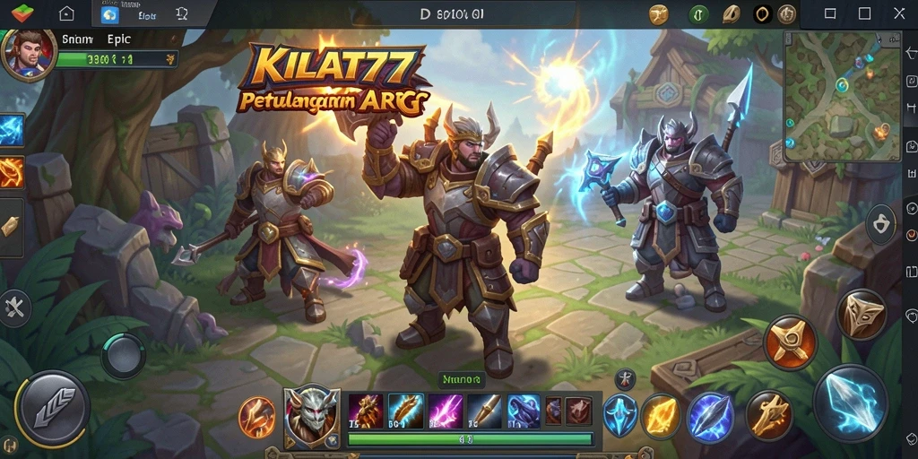 Tampilan gameplay KILAT77 yang seru dan penuh aksi di dunia ARPG.