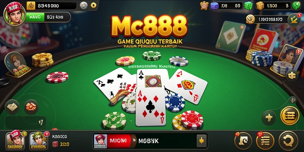 Gameplay QiuQiu yang menarik dan menantang di MC888.
