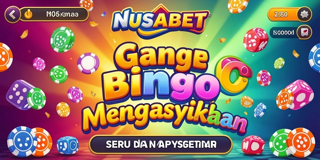 Tampilan gameplay NUSABET yang menarik dan interaktif dalam Bingo.