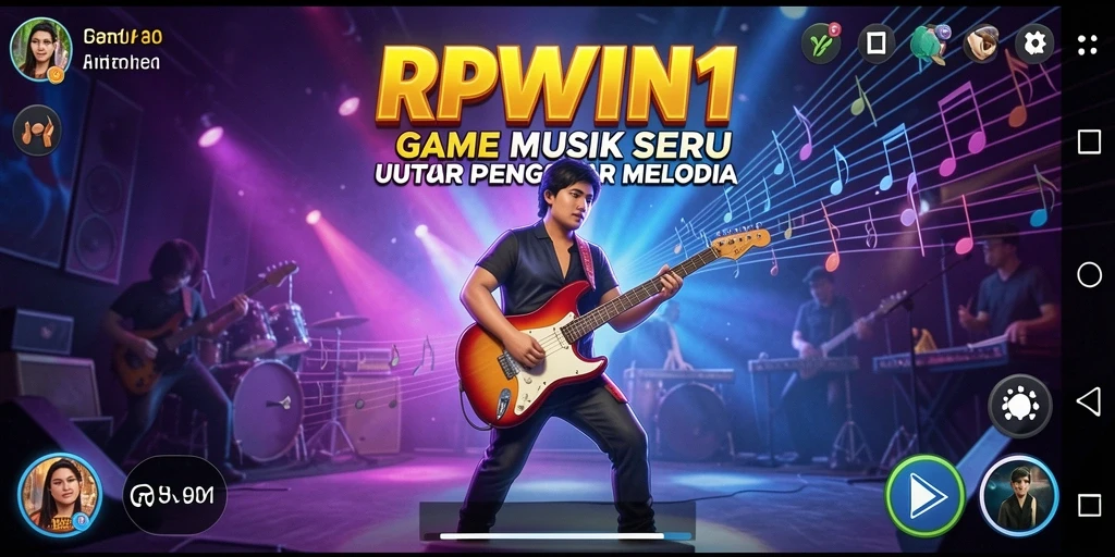 Tampilan intuitif dengan gameplay musik yang seru.