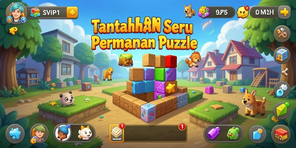 Tampilan gameplay menarik dalam SVIP1 yang menantang pikiran.