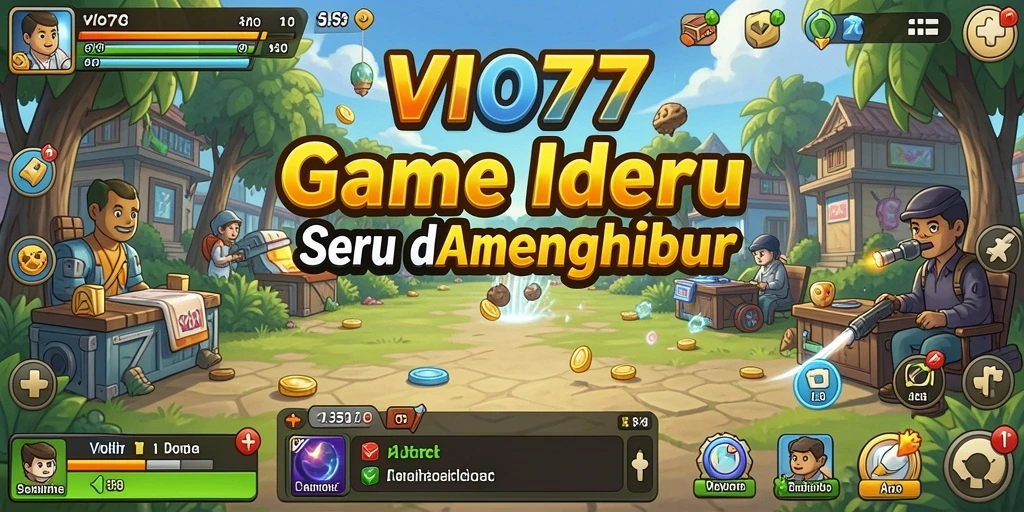 Tampilan menarik dari gameplay VIO77 dengan karakter yang beragam.